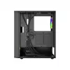 Gembird Fornax 4300 CCC-FC-4300 caixa gaming ATX Midi Tower, vidro temperado, ventoinhas ARGB, 2x USB 3.1, 1x USB 2.0, preta