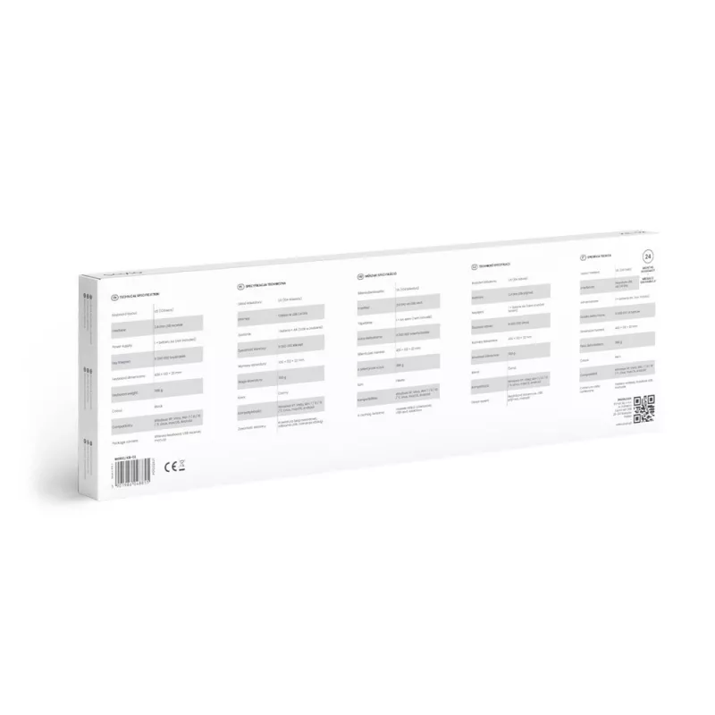 Savio KB-02 teclado Home/Office USB QWERTY preto