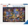 Puzzle Ravensburger 3000 peças — Drachenbibliothek, 3000 peças, marca Ravensburger