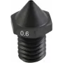Bico para impressora 3D Flashforge Creator 4 0,6 mm endurecido – ponta de extrusão resistente ao desgaste