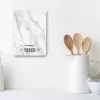 Balança de cozinha Beper P102BIL004 - digital, 5 kg, 1 g, mármore branco