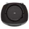 Micro-sistema de áudio Aiwa BBTU-400BK, leitor CD/MP3/FM-PLL/BT (Preto)