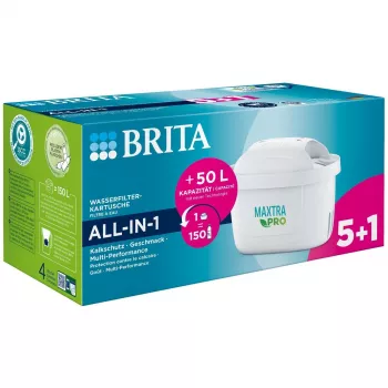 Filtro de água de mesa BRITA Maxtra Pro cartucho de filtro pack 5+1