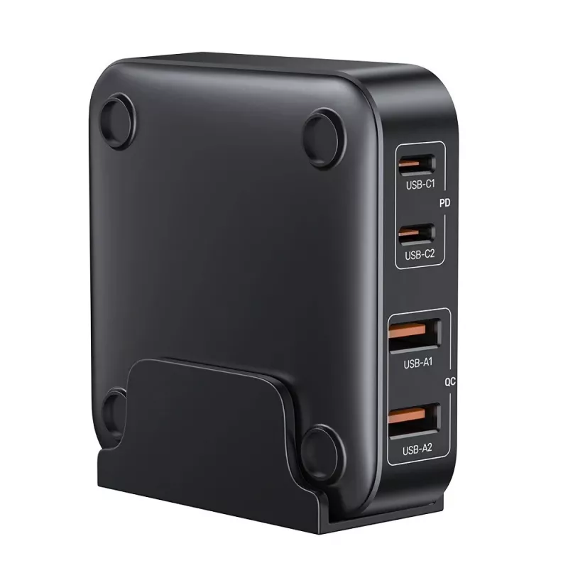 Carregador para dispositivos móveis UNITEK P1228ABK01-EU universal preto AC carregamento rápido