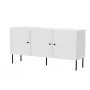 Cómoda 3D PALAZZO BIS 151x40x75 branco mate