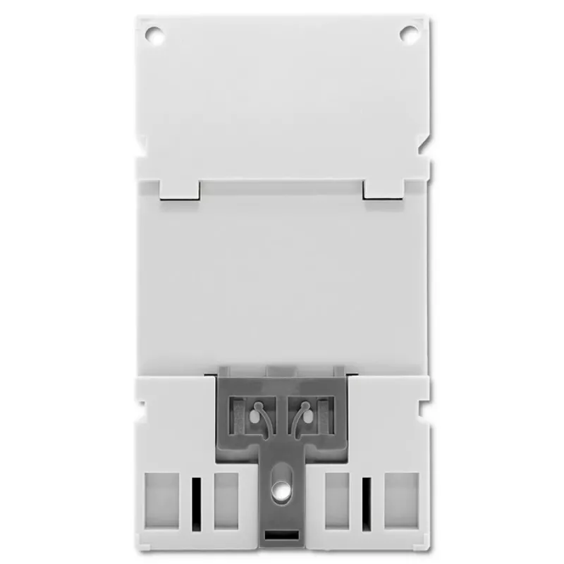 Temporizador eletrónico para calha DIN QOLTEC PC0629 — alimentação 24V, saída 16A