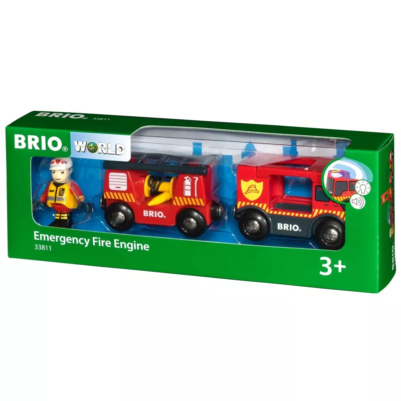Comboio BRIO Veículo de emergência Bombeiros