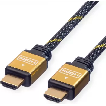 Cabo HDMI High Speed com Ethernet ROLINE Gold 3,0m (11.04.5503)