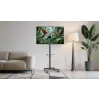 Suporte de chão para TV Gembird com rodas (inclinável) para 32–55 polegadas, VESA 100x100–400x400, carga máx. 30 kg, preto