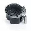 Severin 2430 Single 3,2 L autónoma 1500 W fritadeira de ar quente preto, aço inoxidável