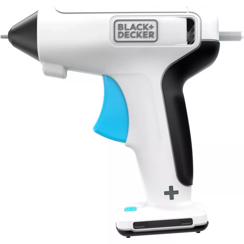 Black+Decker BCGL115-XJ Pistola de cola quente 3,6 V bateria recarregável cabo de carregamento USB-C 1 (BCGL115-XJ)