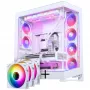 Caixa PHANTEKS NV Series NV7 E-ATX, vidro temperado, ARGB - Branco & Ventoinhas M25 Gen2 PWM D-RGB pack de 3 - Reverse Blade, 140 mm + Kit DRGB