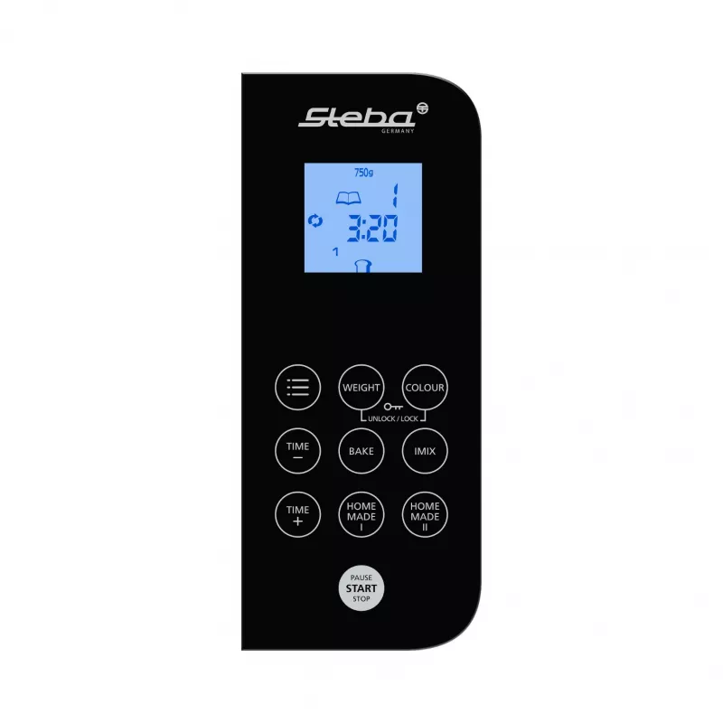 Máquina de fazer pão Steba BM 2 600 W preto aço inoxidável 188200