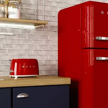 Torradeira Smeg 50's Style TSF01RDEU Vermelha