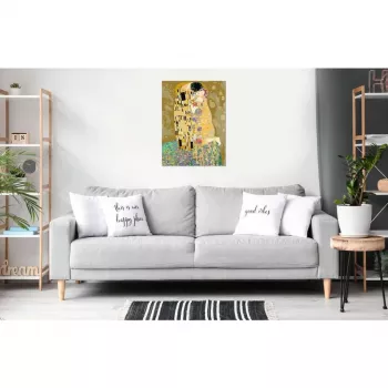 Conjunto de pintura por números Ravensburger CreArt ART Collection — O Beijo (Klimt) 23916, conjunto de tela