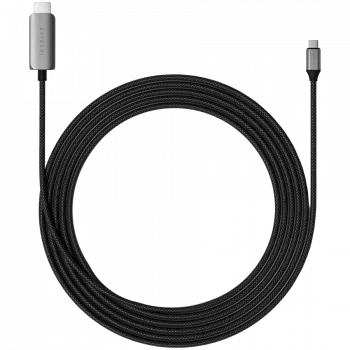 Cabo Satechi USB-C para HDMI 2.1 8K, comprimento: 1,96 m com conector HDMI 2.1 e USB-C