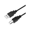 Cabo USB LogiLink CU0007B USB 2.0 2 m USB A USB B preto
