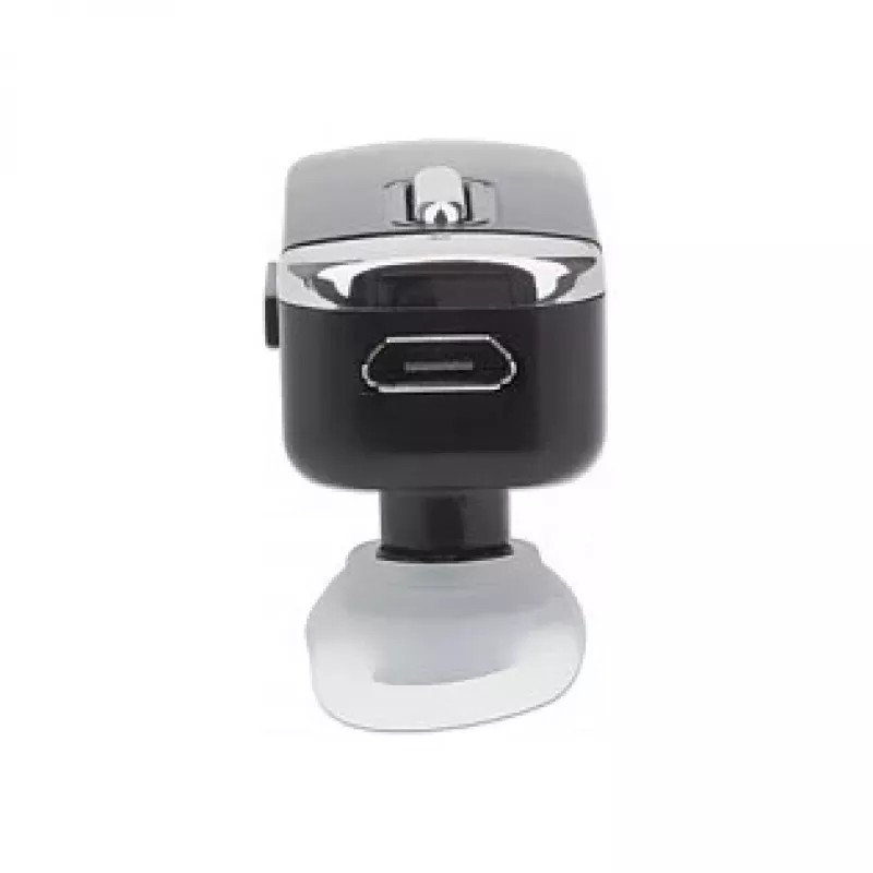 Manhattan Headset Bluetooth de ouvido único, microfone omnidirecional, controlos integrados, preto, 10 horas de utilização, alcance 10 m, cabo de carregamento USB-A incluído, Bluetooth v4.0, 3 anos de garantia