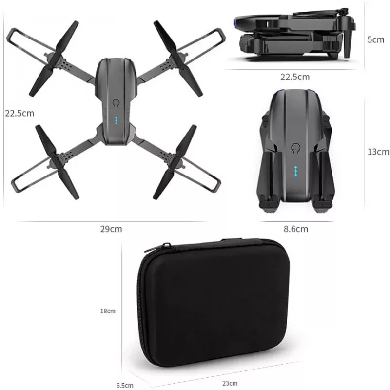 E99 Pro drone | drone + 3 baterias + bolsa de transporte conjunto | 1800mAh