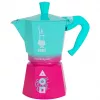 Cafeteira Moka Bialetti 0005393 alumínio azul rosa