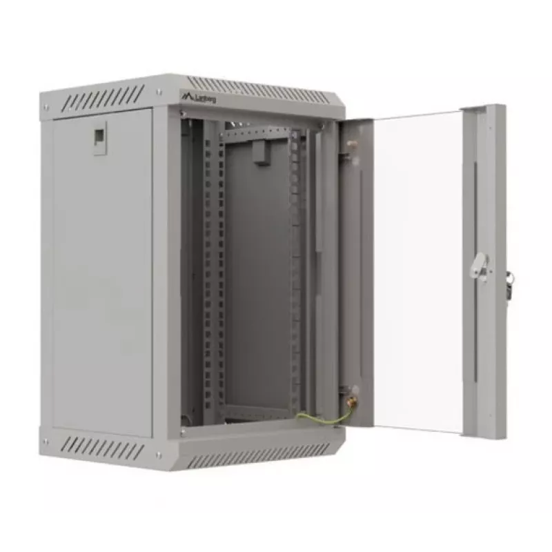 Armário rack Lanberg WF11-3309-10S 9U rack de parede cinzento
