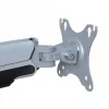 ART RAMM L-35HD suporte de secretária com mola a gás para 1 monitor 17–45 polegadas, USB-A e USB-C