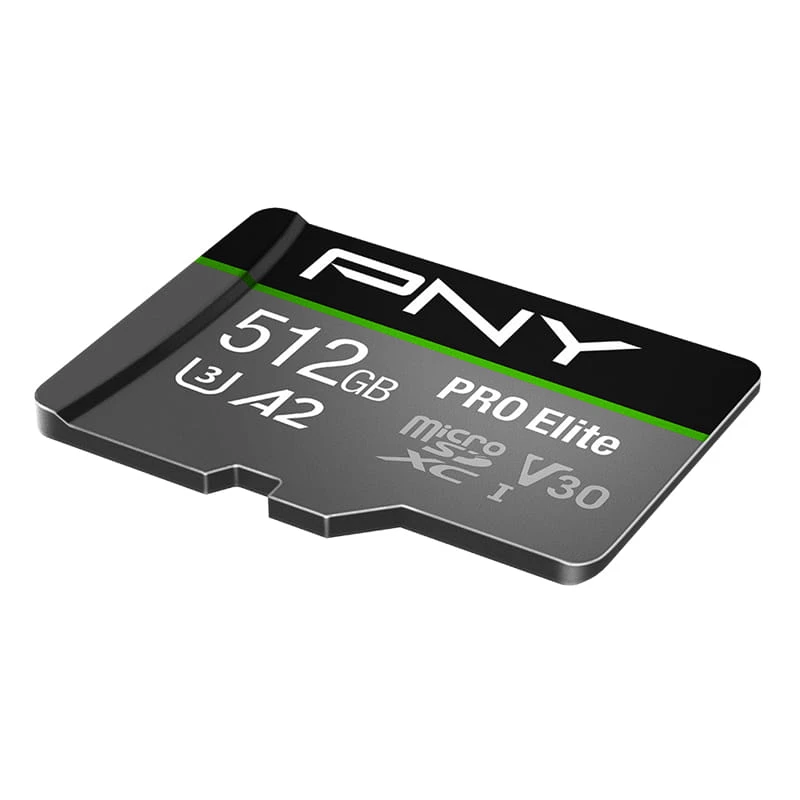 Memória flash PNY 512GB microSDXC Class 10 P-SDUX512U3100PRO-GE