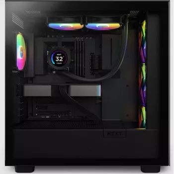 Arrefecedor líquido All-in-One NZXT Kraken Elite 240 RGB 12 cm preto