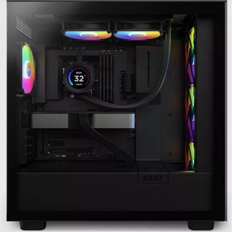 Arrefecedor líquido All-in-One NZXT Kraken Elite 240 RGB 12 cm preto