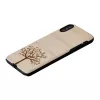 Capa para smartphone Man and Wood para iPhone X/XS, madeira de macieira, preto