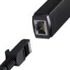 Adaptador de rede Baseus Lite Series USB-C para RJ45 (preto)