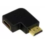Adaptador de ligação HDMI LOGILINK AH0008 — HDMI para HDMI, preto, contactos dourados