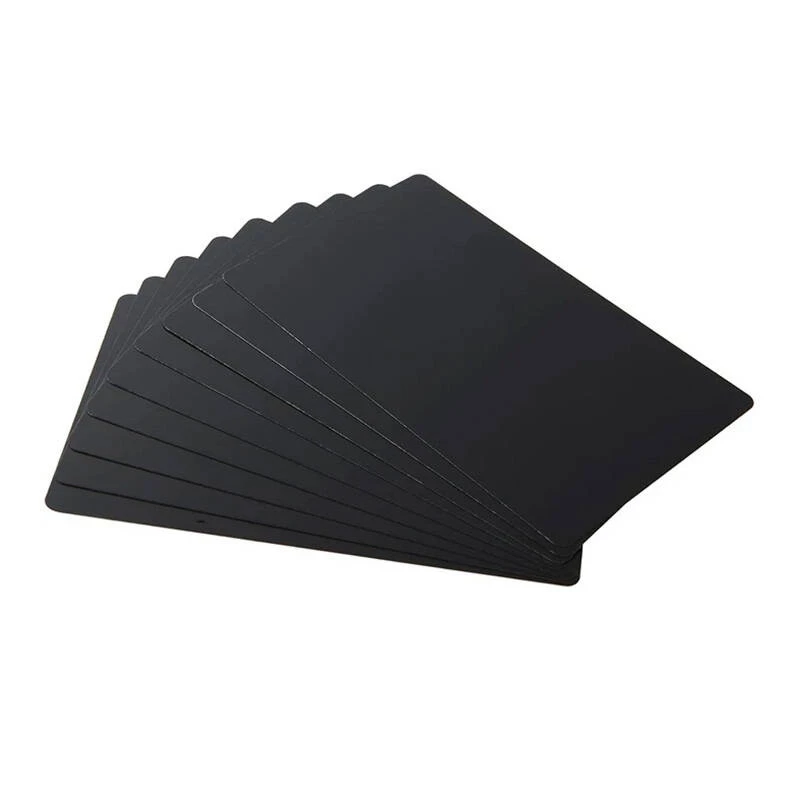 Conjunto de cartões de visita LaserPecker LP100BC — cartões de alumínio, 100 unid.