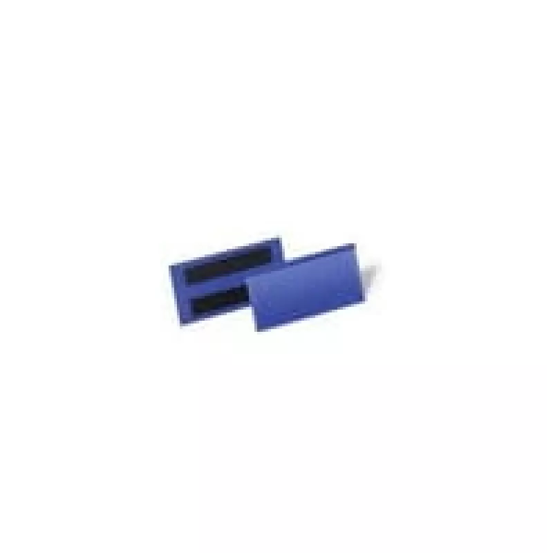 Durable 174207 porta-etiquetas magnético, 150 x 67 mm, azul-escuro (50 un.)