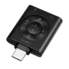 Adaptador de áudio USB3.2 USB-C/macho para 2x conector fêmea 3,5 mm 7.1