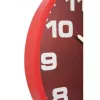 NeXtime Relógio 3053ro Dash Red, Ø35 cm, parede, vermelho/prateado
