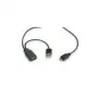 Cabo em Y USB 2.0 ROLINE - 2x Type-A (M / F) - Micro B M - 1m - blindado - USB 2.0 Type Micro B - 1 mm (19.08.1009)