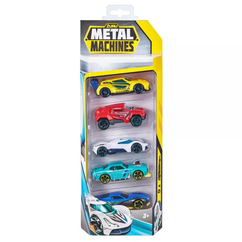 Zuru Metal Machines carros de metal fundido (5 un.) 1:64, série 2, sortidos