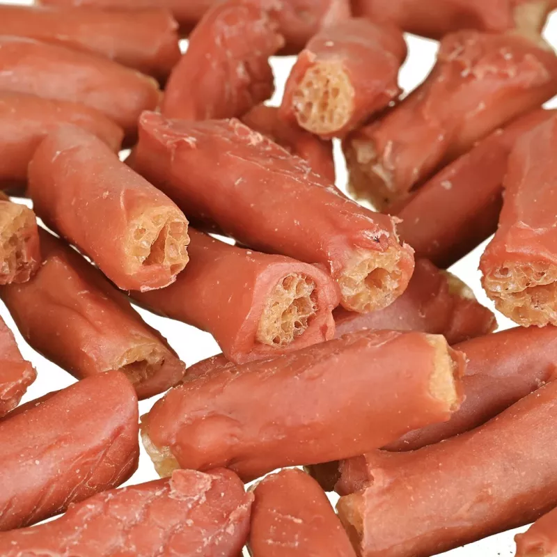 Snack para cães PETITTO rolinhos de arroz com salmão 500 g