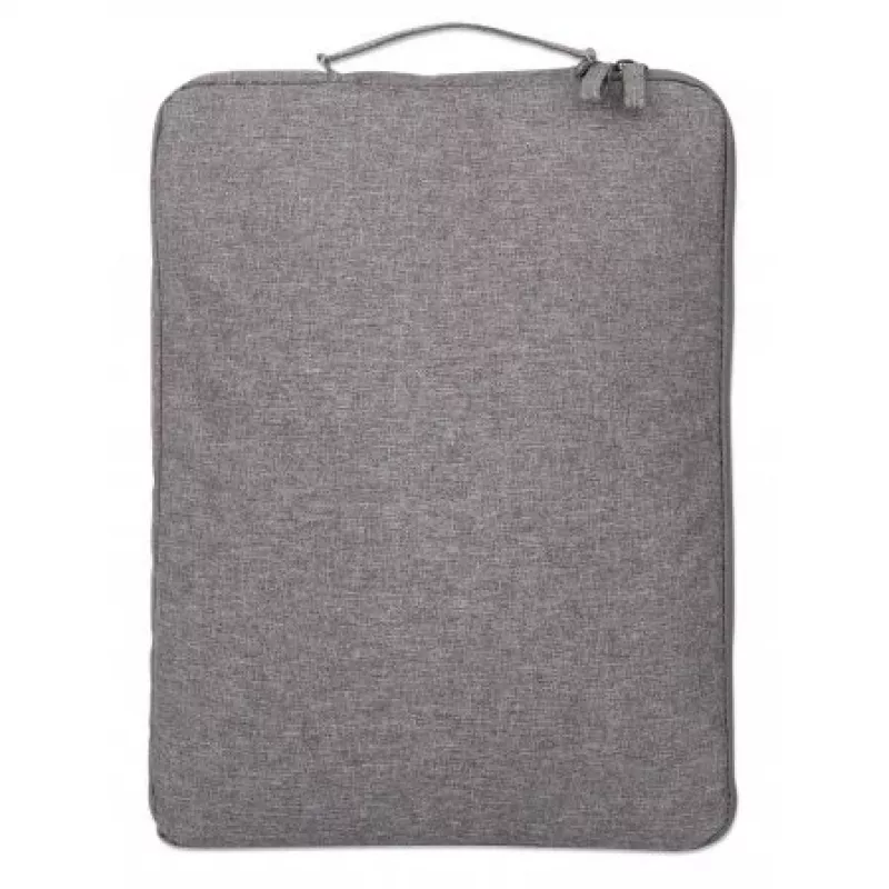 Manhattan Seattle Mala para portátil 39,6 cm (15,6 polegadas), Cinzento, Acolchoada, Forro interior extra macio, Compartimento principal com fecho de correr duplo, Bolso frontal com fecho de correr, Alça de transporte, Repelente à água e durável, Sleeve para portátil, Três anos de garantia