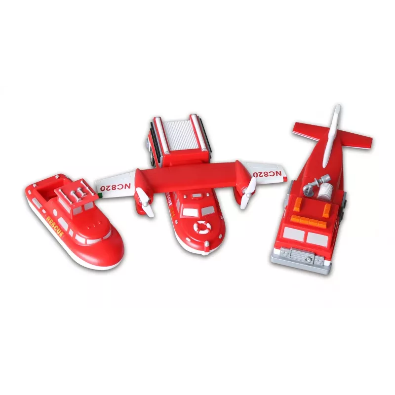 Conjunto de veículos Popular Playthings Mix or Match Vehicles Fire and Rescue