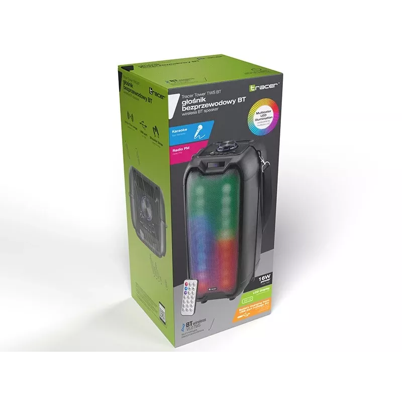 Altifalante portátil Tracer TRAGLO46925 Preto