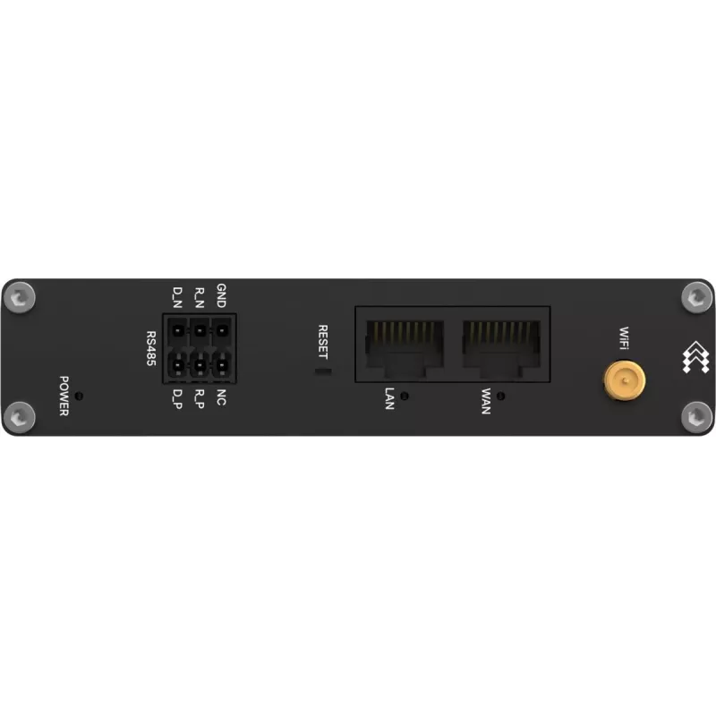 Router TELTONIKA RUT145 com interface RS485, conectividade móvel e I/O industrial