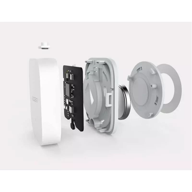 Aqara TH-S02D Sensor Branco Temp. & Humidade. HomeKit Alexa Google