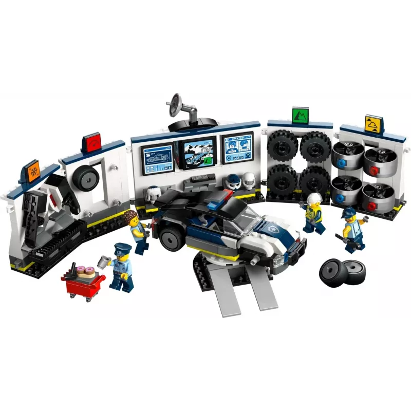 LEGO CITY 60457 Garagem de Carro de Polícia Personalizada