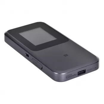 Modem celular ZTE MU5120 5G — ecrã tátil, bateria 9800 mAh, Qualcomm SDX62, WLAN dualband, até 64 dispositivos