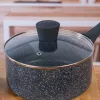 Conjunto de panelas Russell Hobbs RH02818EU7, conjunto de 5 peças de cozinha em pedra