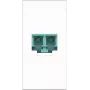 Conector de fibra ótica Kindermann Konnect flex 45 click fibra ótica LC duplex