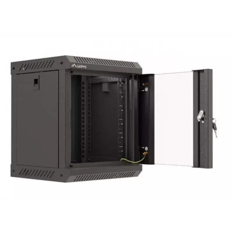 Rack de parede Lanberg WF11-3306-10B 6U preto capacidade 30 kg
