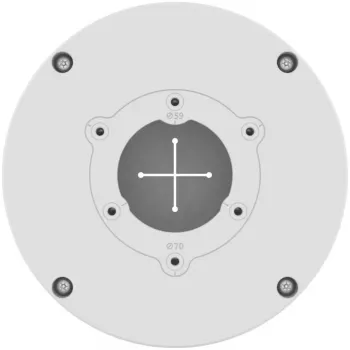 Tomada de ligação – alumínio – branco para QNO-C8083R – QNO-C9083R